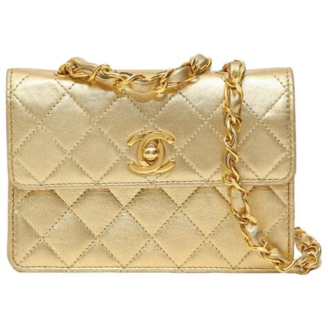 chanel rose gold bag|vintage chanel bag gold chain.